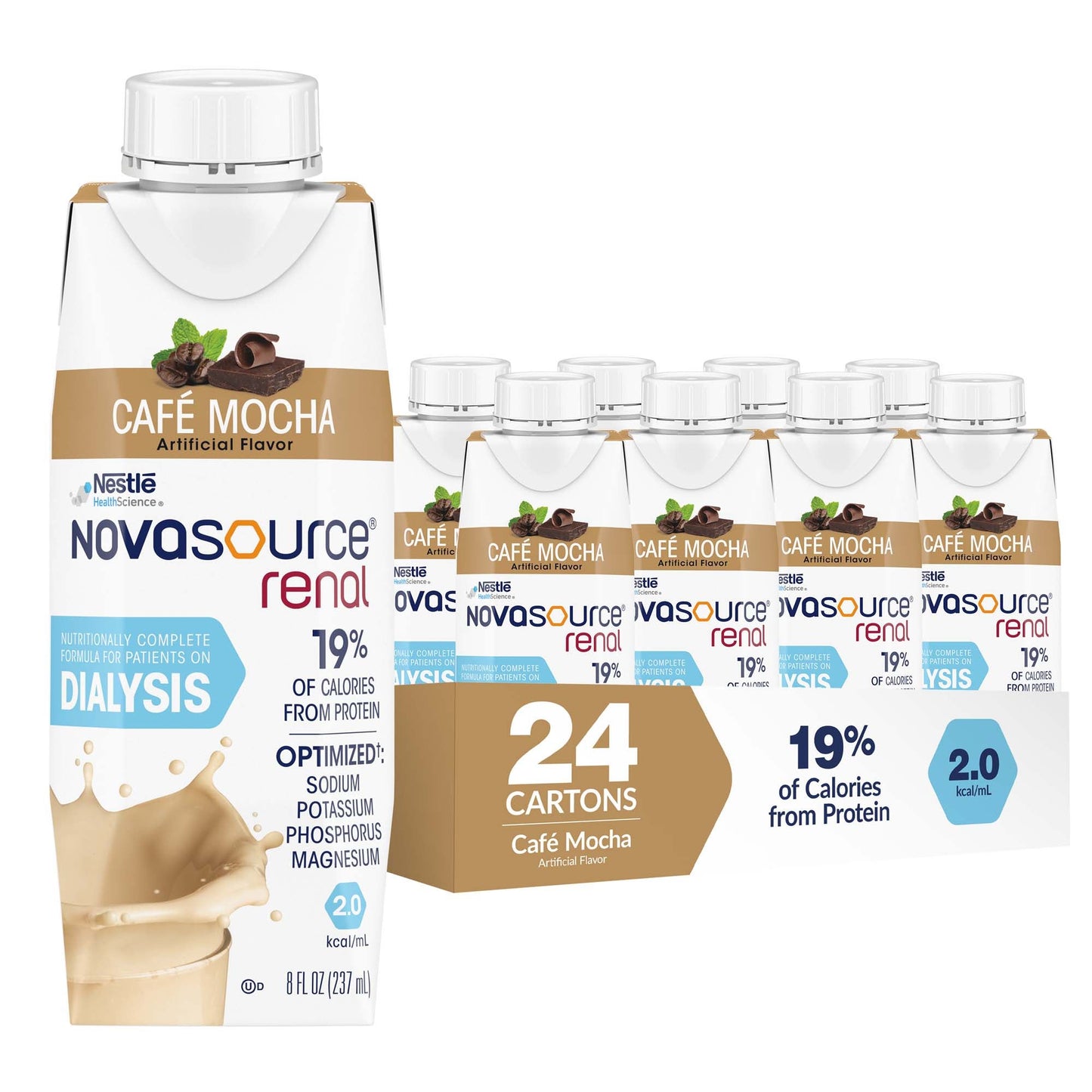 NOVASOURCE RENAL, CAF MOCHA 8OZ (24/CS)
