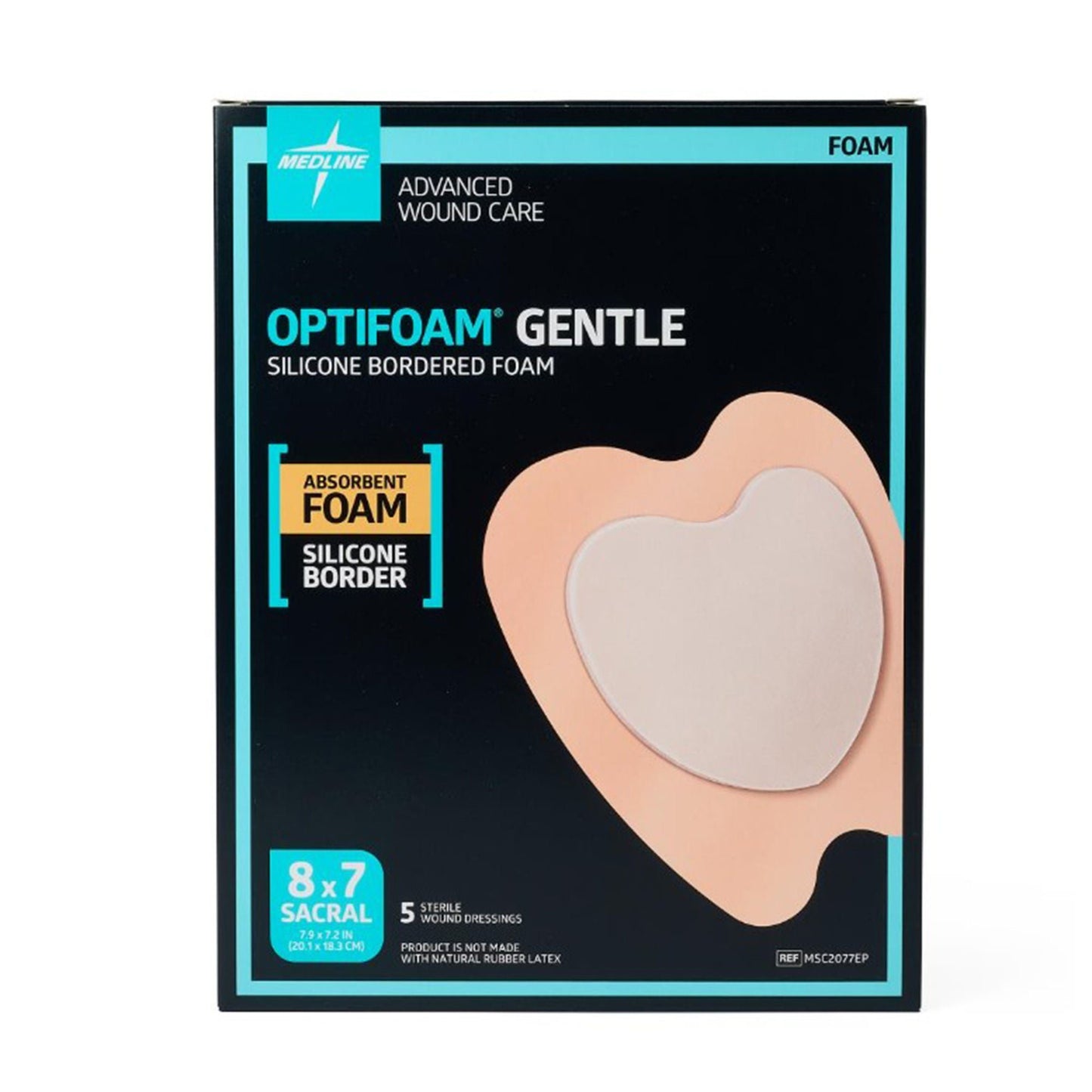 DRESSING, WND OPTIFOAM ADH 7X7(5/BX 10BX/CS)
