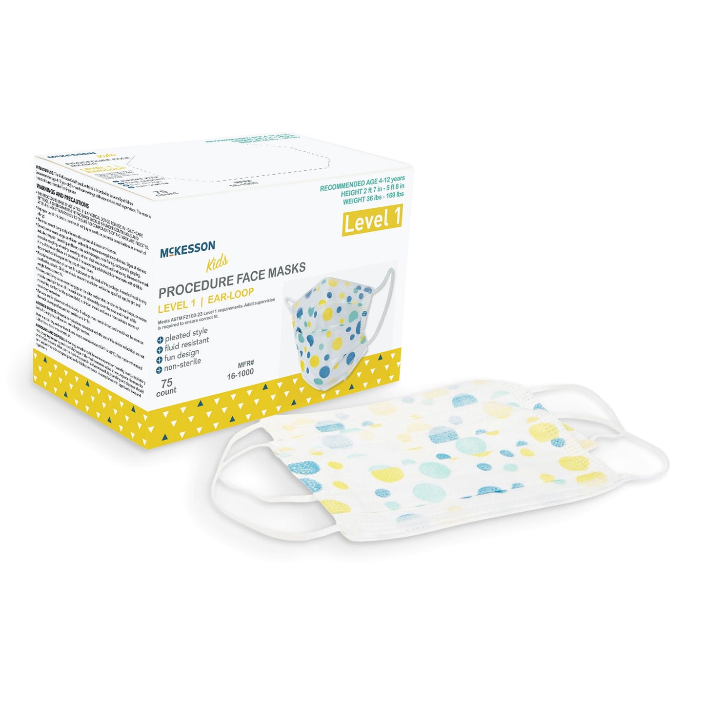 MASK, PROC LOOPS ASTM1 PED (75/BX 10BX/CS)