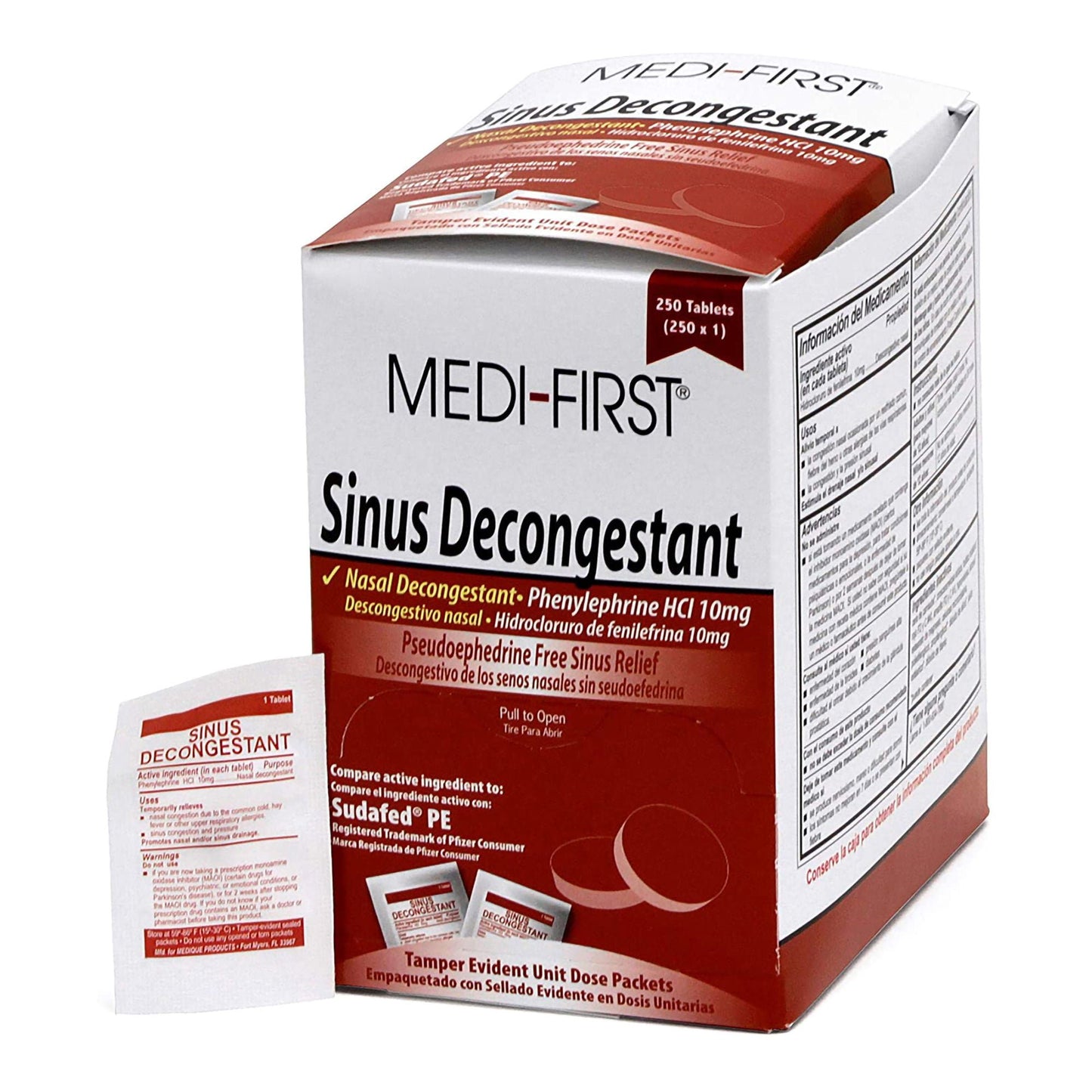 TAB, SINUS RELIEF (250/BX 12BX/CS)