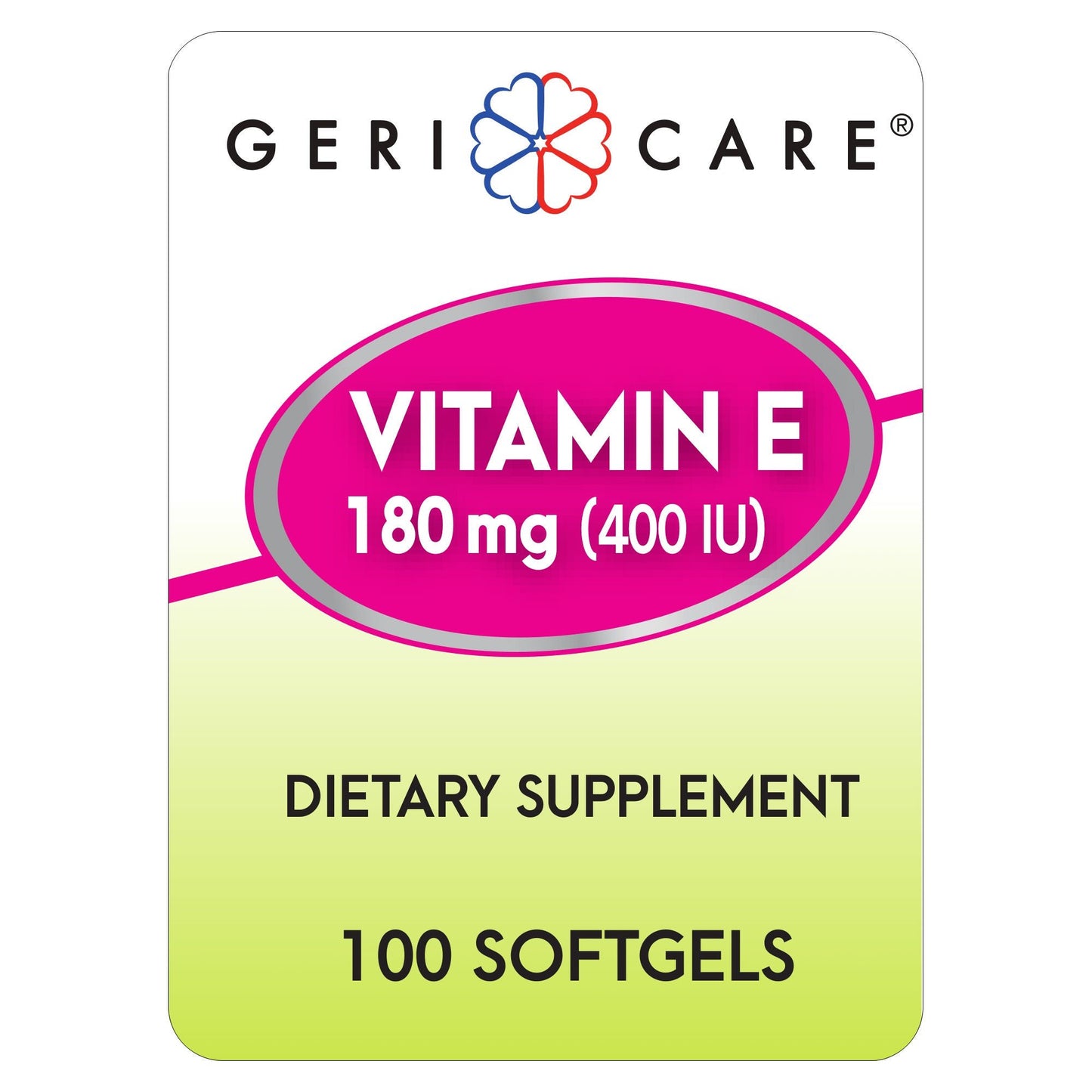VIT E, SFT GEL 400IU (100/BT 12/CS)