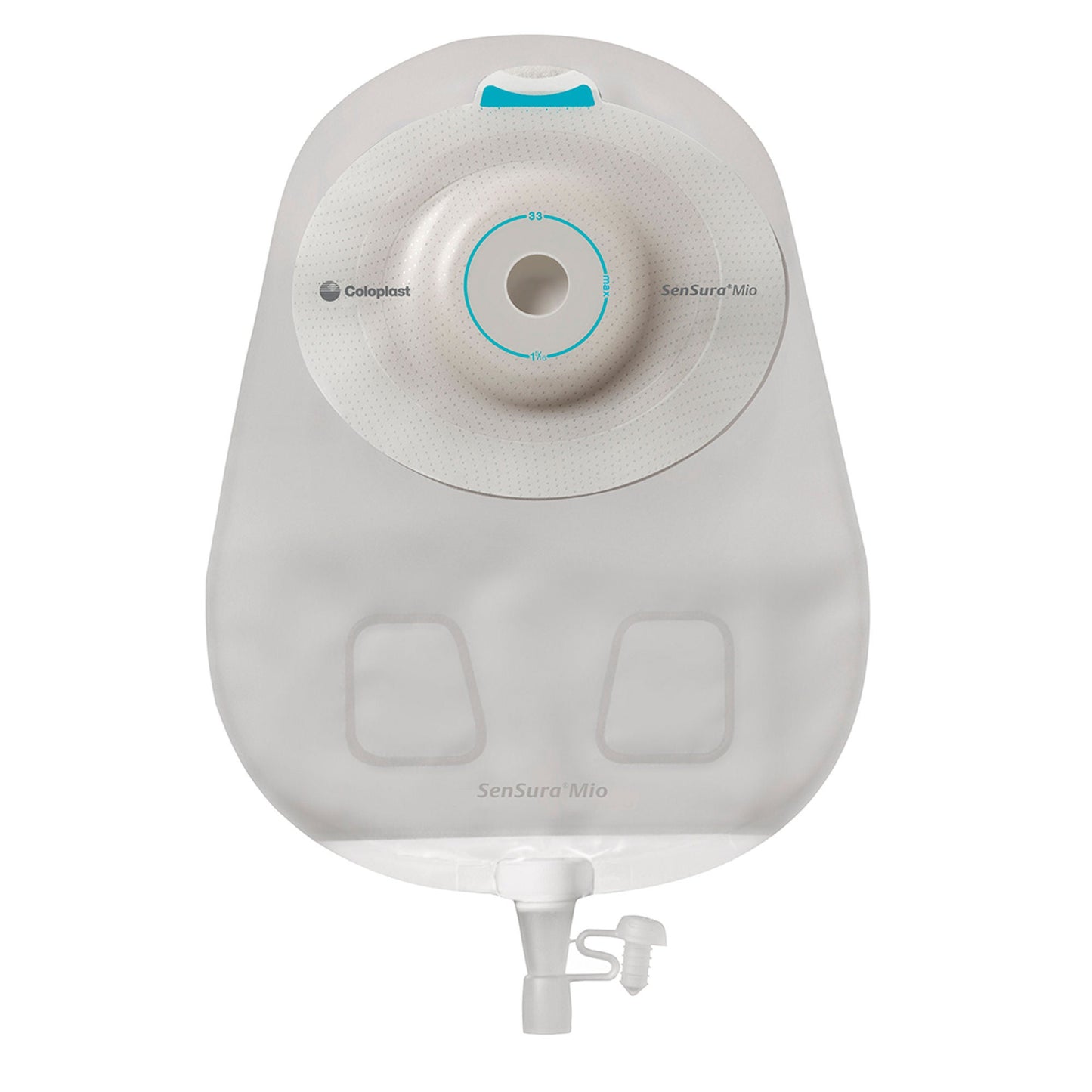 POUCH, URO CONVEX SENSURA 1PC TRANS 3/8"X2" (10/BX)
