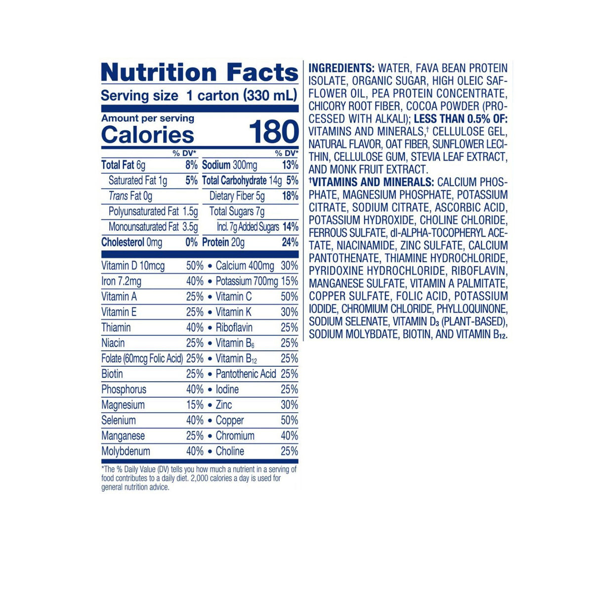 ENSURE, PLANT PROTEIN CHOCOLATE 330ML (4/PK 3PK/CS)