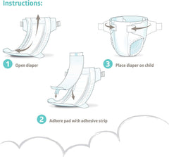 Medline Booster Pads with Adhesive, 192 Count, Baby Diaper Doubler for Overnight Use to Help Eliminate Leaks