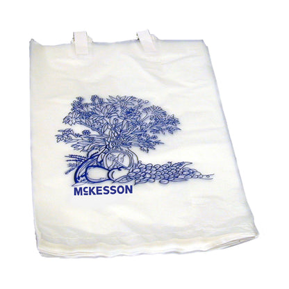 BAG, BEDSIDE POLY LF W/PRNT (100/BG 20BG/CS)