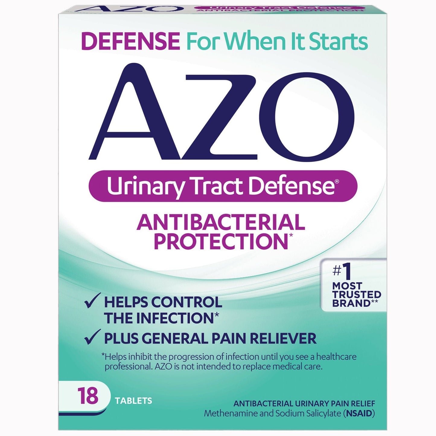 PAIN RELIEF, TAB AZO URINARY TRACT DEFENSE (18/BX 24BX/CS)