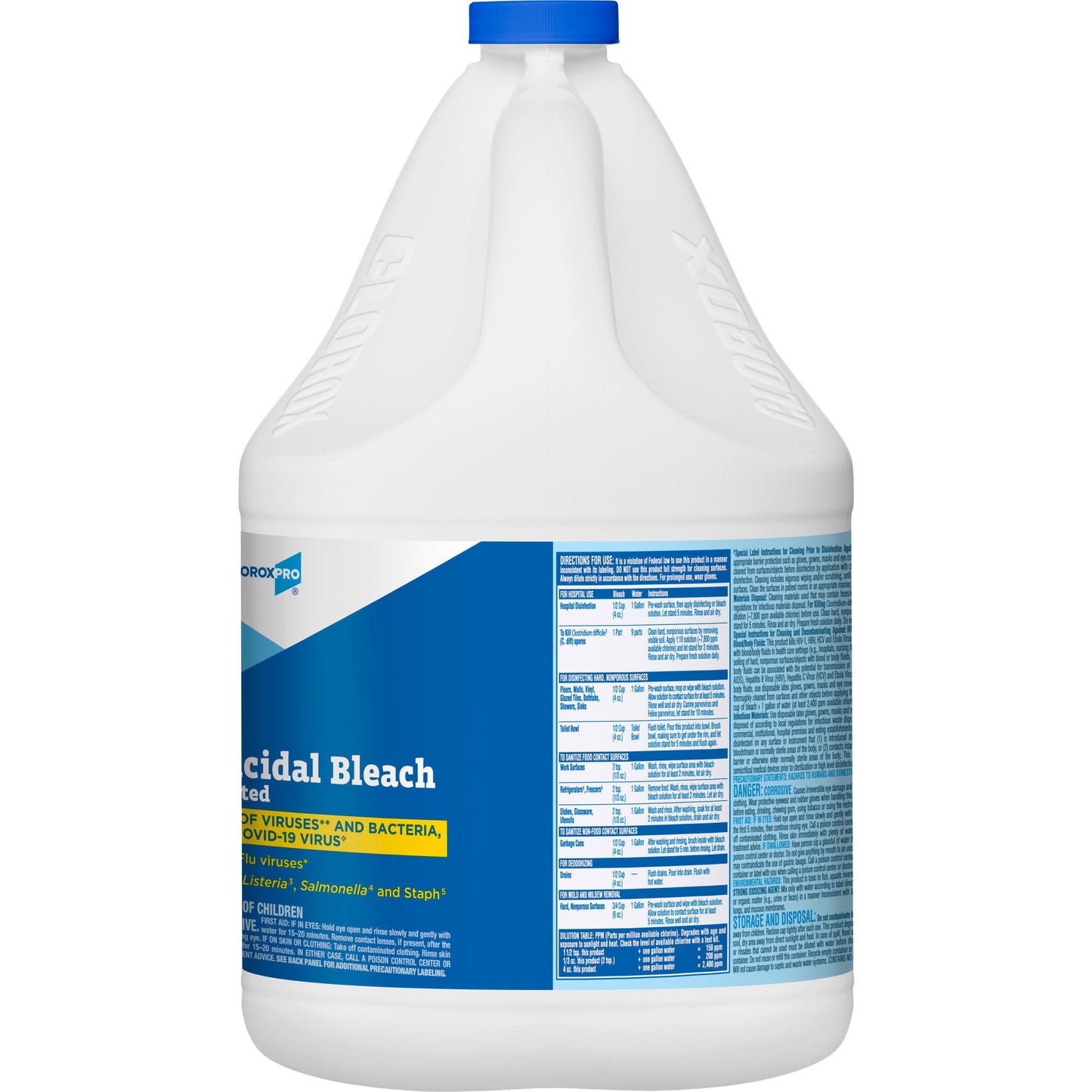 BLEACH, CLOROX GERMICIDAL CONCLIQ 121OZ (3/CS) SALFLD