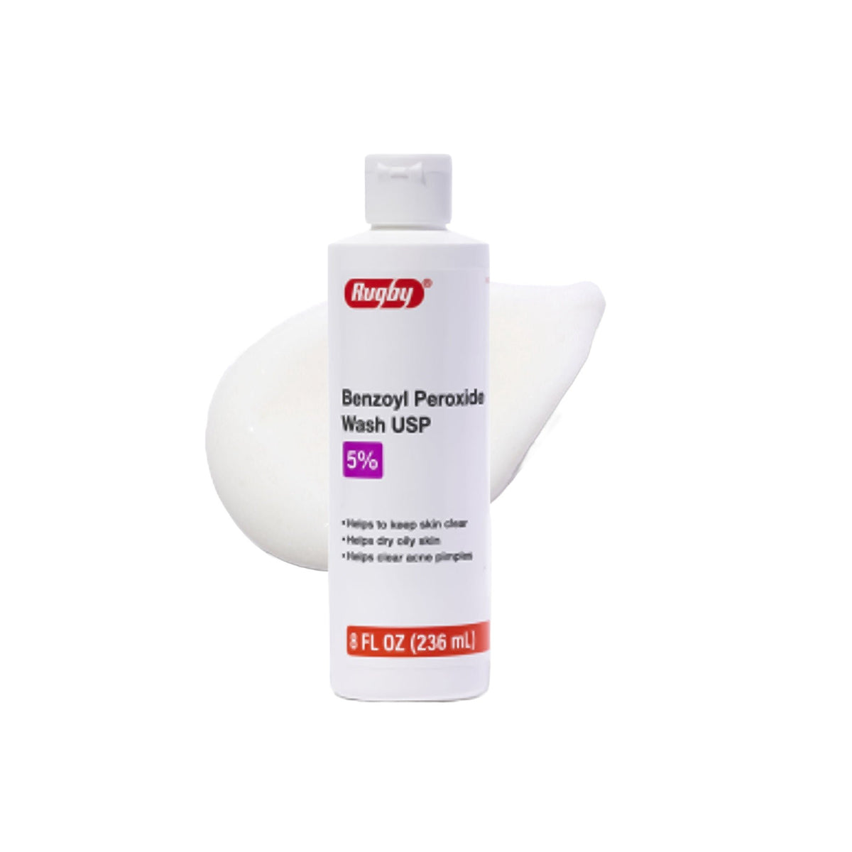 BENZOYL PEROXIDE, CLNSR WASH 5% 8OZ