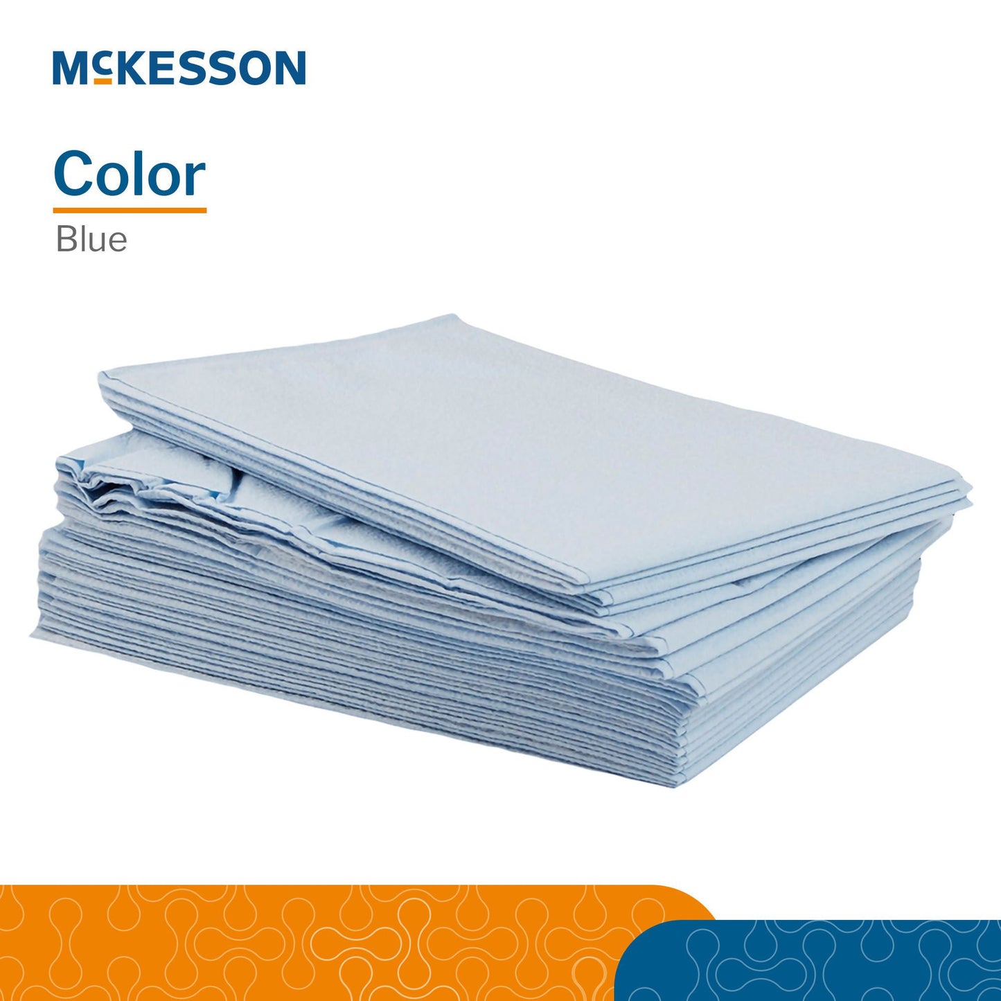 PILLOWCASE, DISP STD BLU 21"X30" (100/CS)