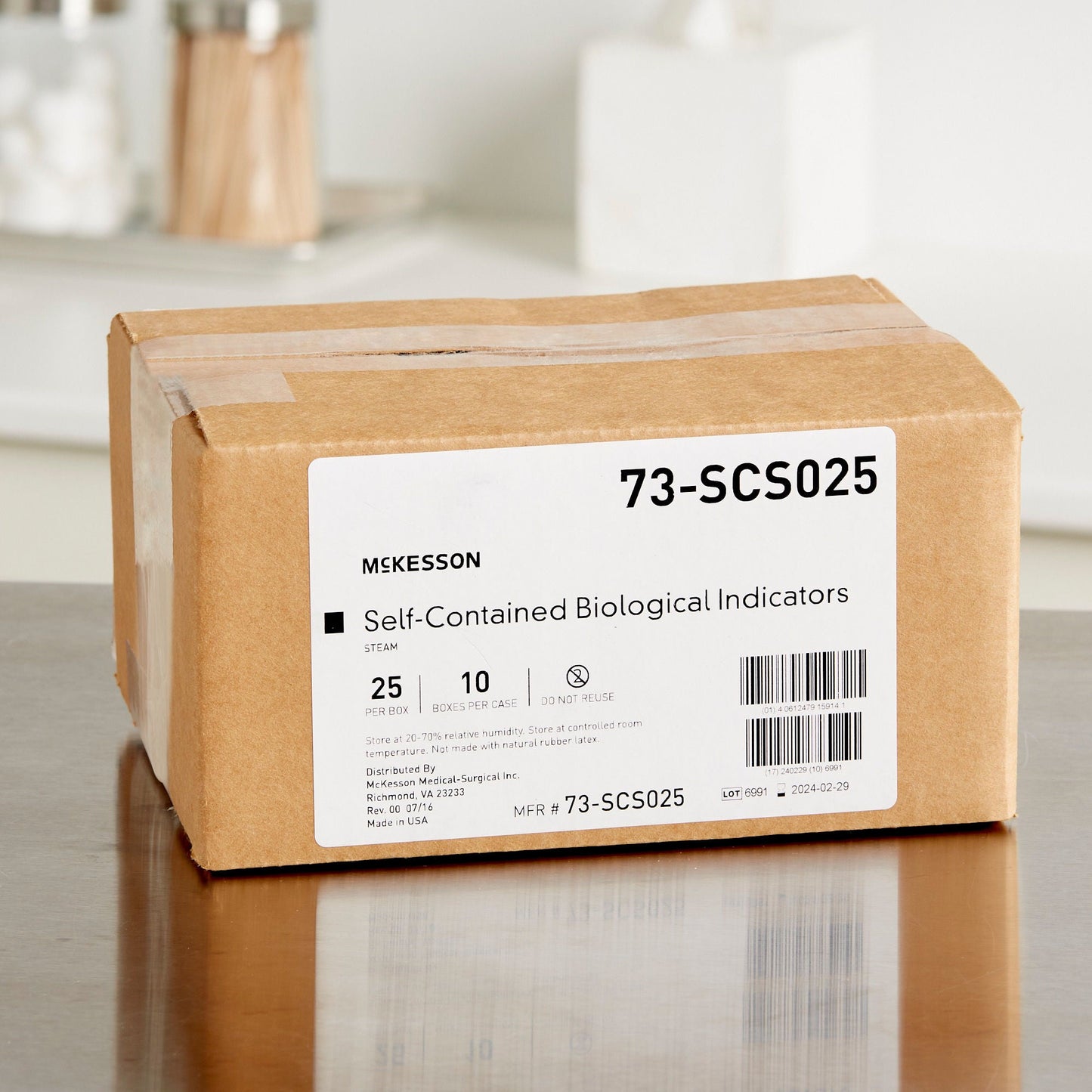 INDICATOR, BIOLOGICAL STEAM SLF-CONTAIN(25/BX 10BX