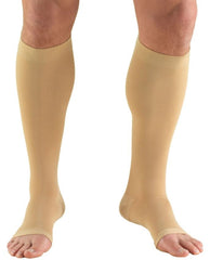 STOCKING BEL KNEE 20-30 XL BEIGE OPEN TOE
