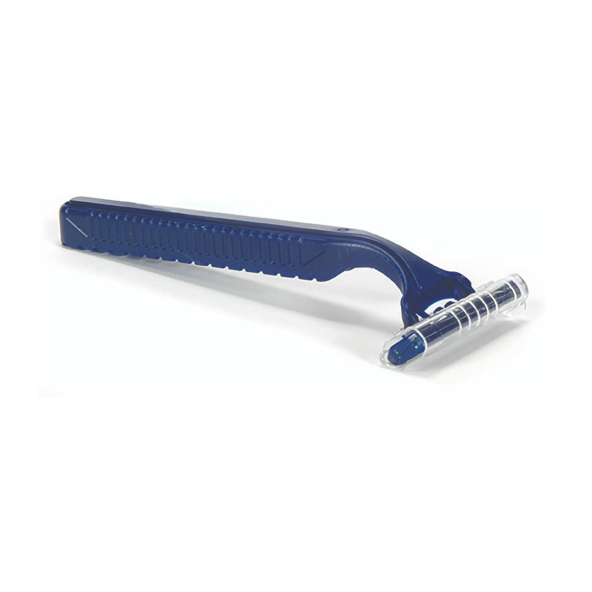 RAZOR, TWIN BLADE W/NAVY HNDL (100/BX 10BX/CS)