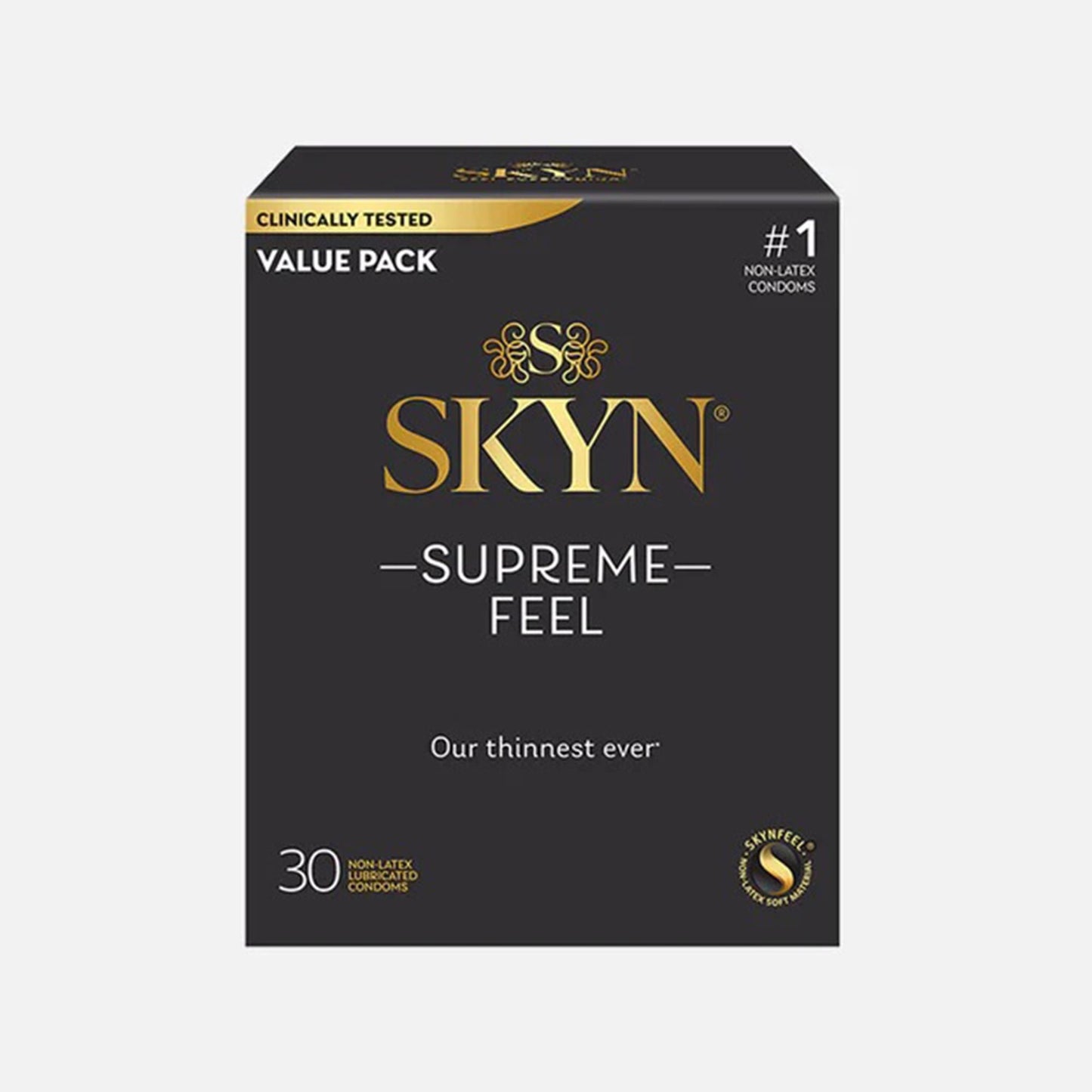 CONDOM, SKYN SUPREME N/LATEX (30/BX 24BX/CS)