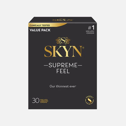 CONDOM, SKYN SUPREME N/LATEX (30/BX 24BX/CS)