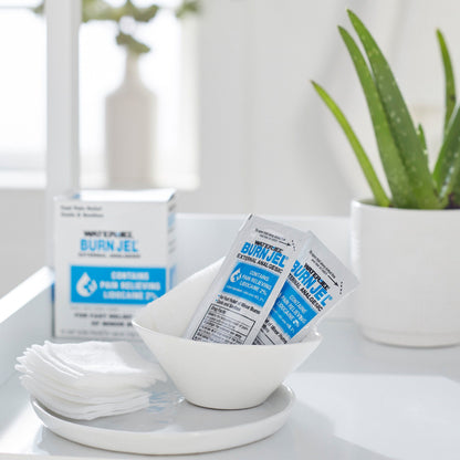 GEL, BURN WATERJEL 1/8 OZ PKT (25/BX 24BX/CS)