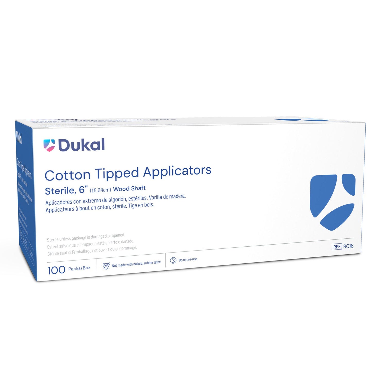 Dukal™ Sterile Swabstick, Cotton Tip, Wood Shaft
