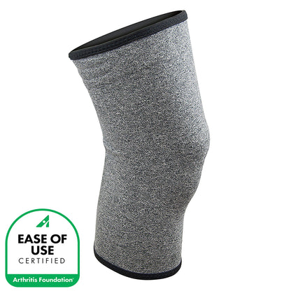 KNEE SLEEVE, COMPRESSION IMAK ARTHRITIS SOFT BLK/GRY MED
