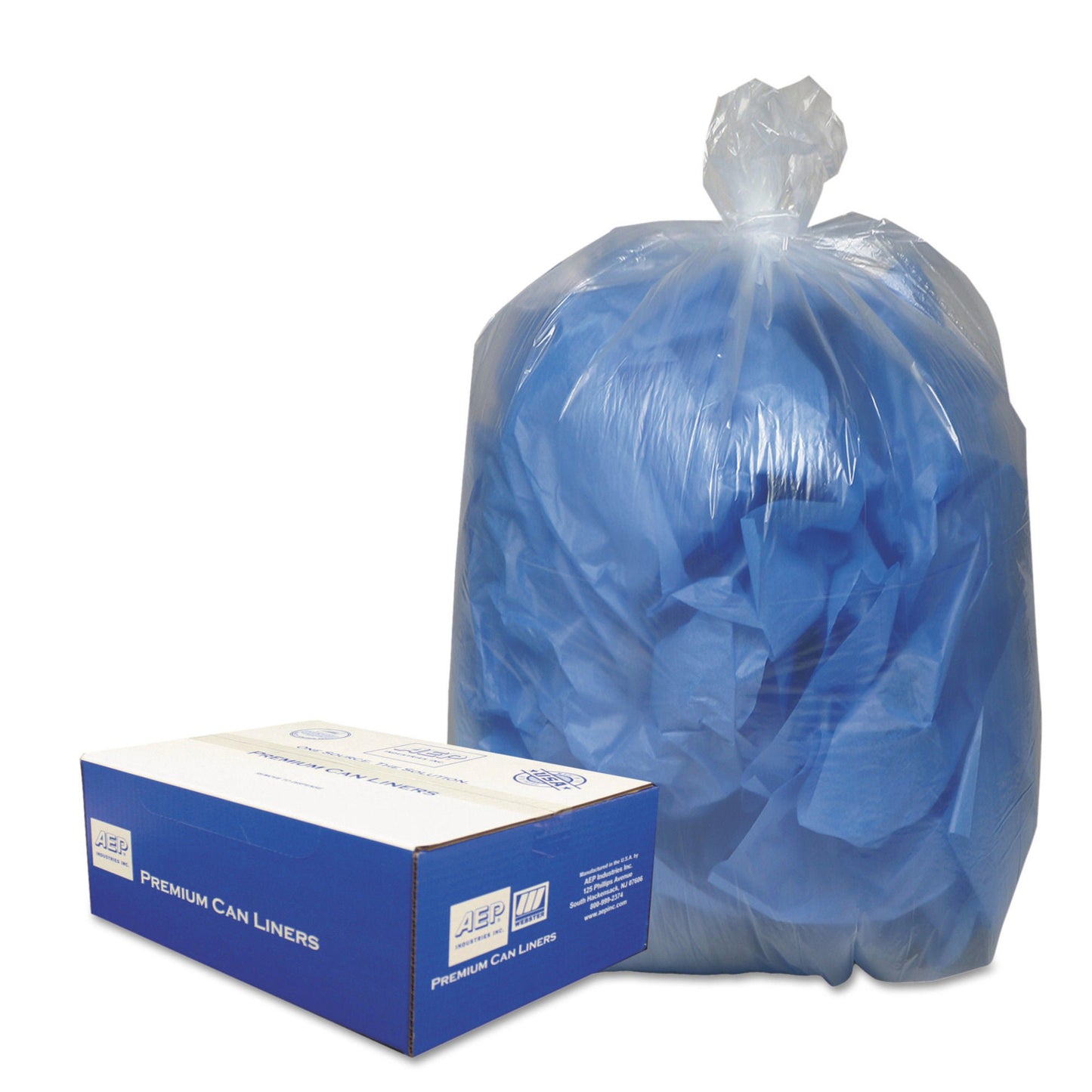 LINER, TRASH CLR 10GL 0.6MIL 24"X23" (500/CT)