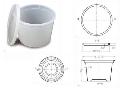 CONTAINER, PATHOLOGY SHORT 16OZ (100/CS)