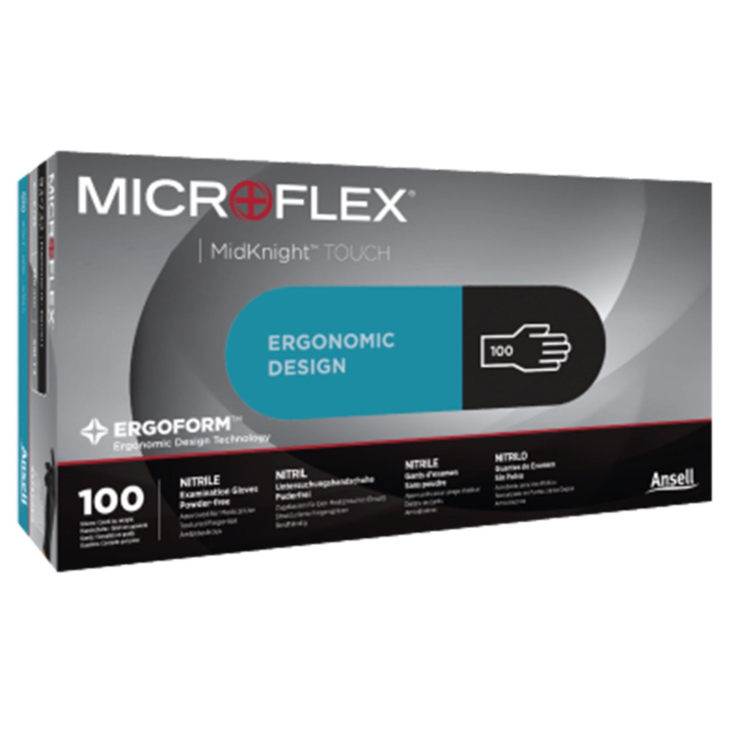 GLOVE, EXAM NTRL XSM N/S BLK (100/BX 10BX/CS)