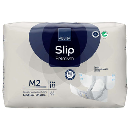 BRIEF, INCONT ABENA SLIP PREM ADLT M2 MED (24/PK 4PK/CS)