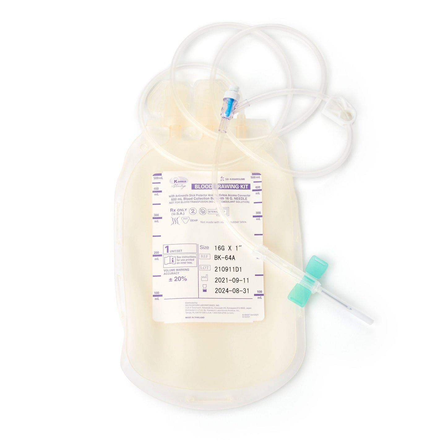 BLOOD DRAWING KIT, KSHIELD ADVANTAGE (50/CS)