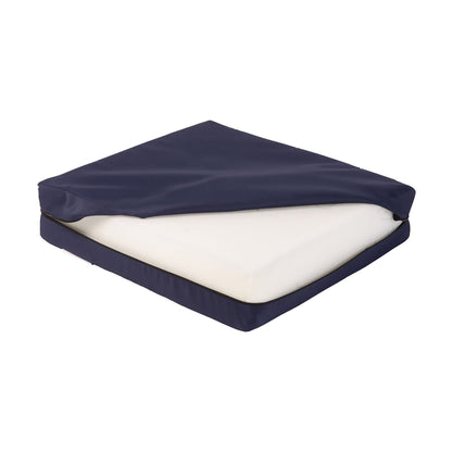 CUSHION, W/C POLYFOAM NVY 18X16X3"