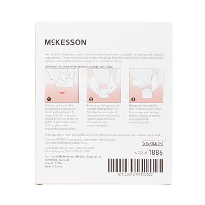 DRESSING, HYDROCOLLOID FILM-BCK STR 2X2"(20/BX 20B
