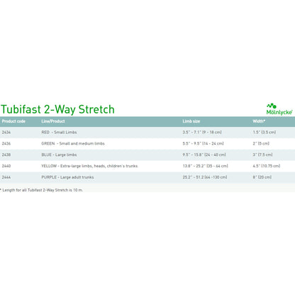 BANDAGE, TUBIFAST YLW XLG 4 7/8"X33' (1/BX)