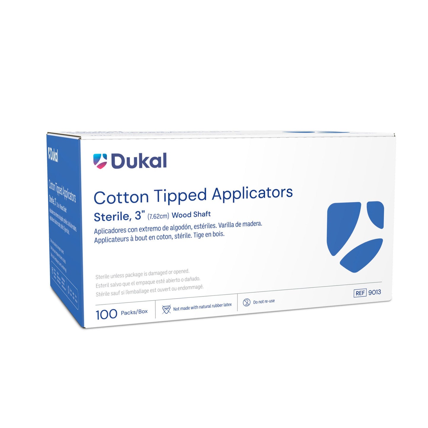 APPLICATOR, COTTON TIPPED ST 3" (2/PK100PK/BX10BX/CS)