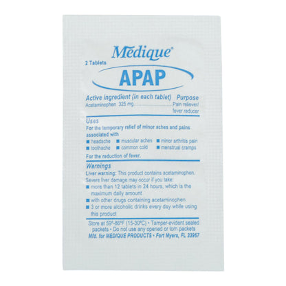ACETAMINOPHEN, TAB 325MG (250/BX)