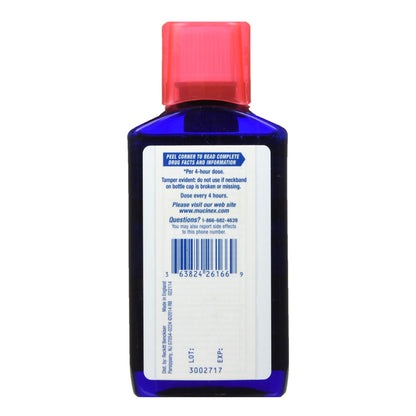 MUCINEX SINUS-MAX, LIQ 10-650/20MG CHERRY 6OZ