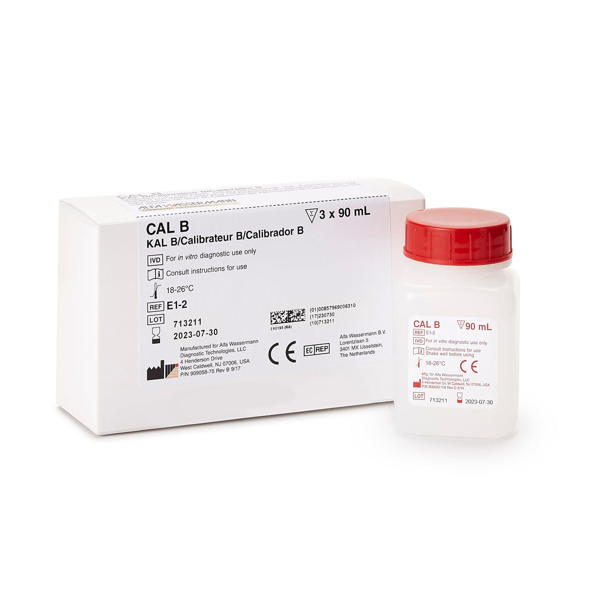 REAGENT, ACE CAL-B (3X90ML/KT)