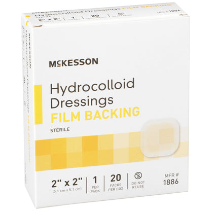 DRESSING, HYDROCOLLOID FILM-BCK STR 2X2"(20/BX 20B