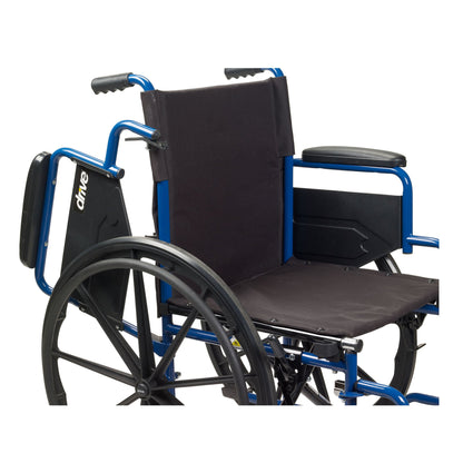 WHEELCHAIR, BLU STREAK 18" FLIP BCK DESK ARMS