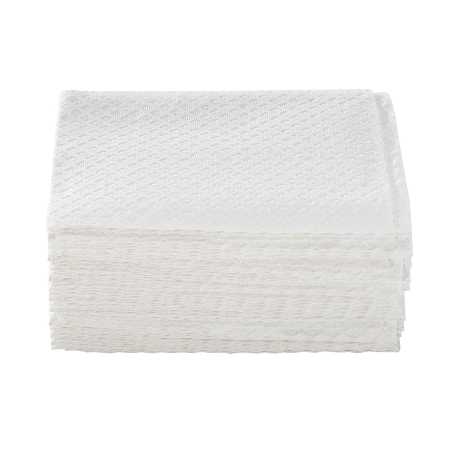 TOWEL, PRO 2PLY/POLY DIA EMB WHT 13X18 (500/CS)