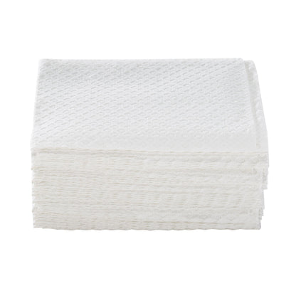 TOWEL, PRO 2PLY/POLY DIA EMB WHT 13X18 (500/CS)