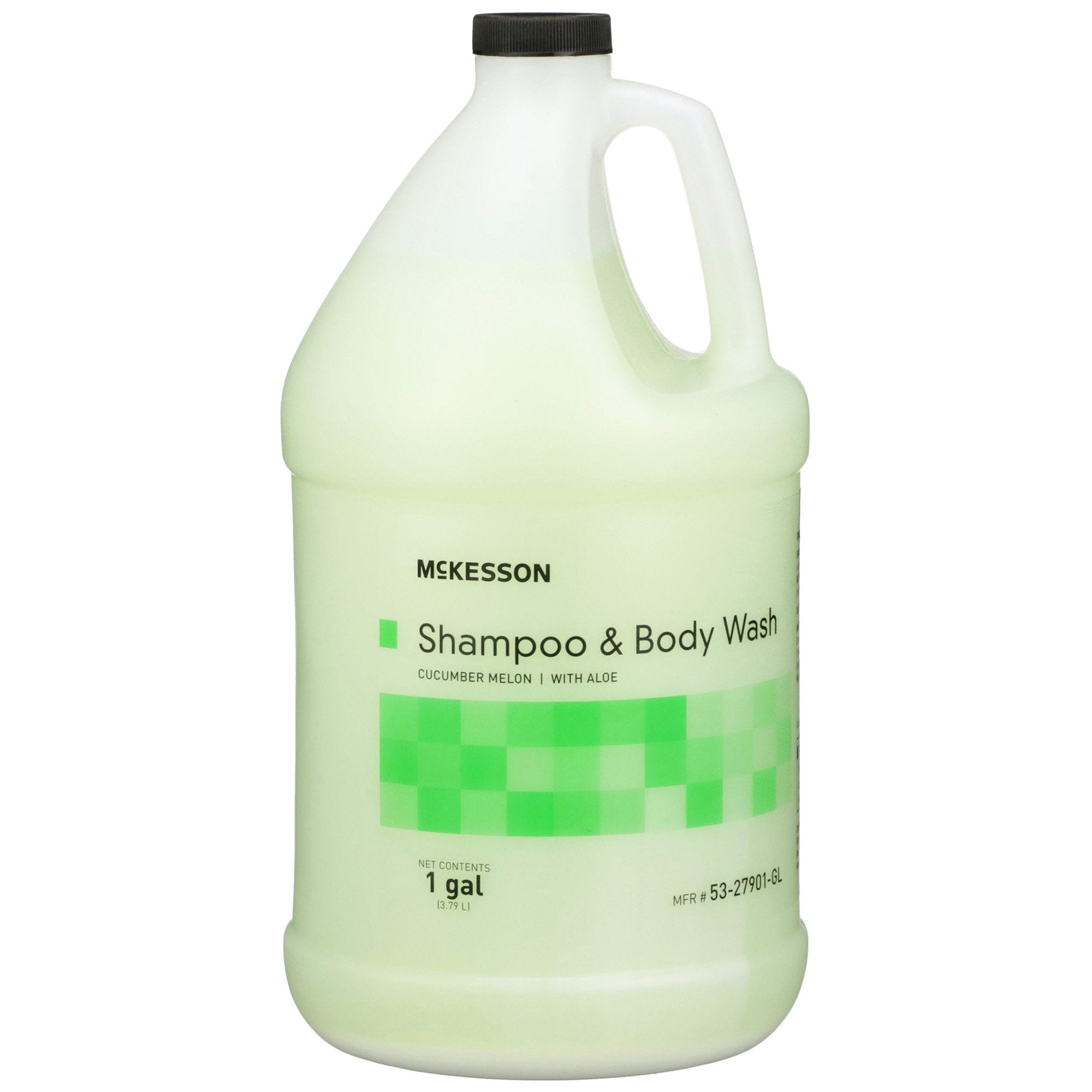 McKesson 2 in 1 Shampoo and Body Wash, Cucumber Melon Scent, 1 Gallon Jug