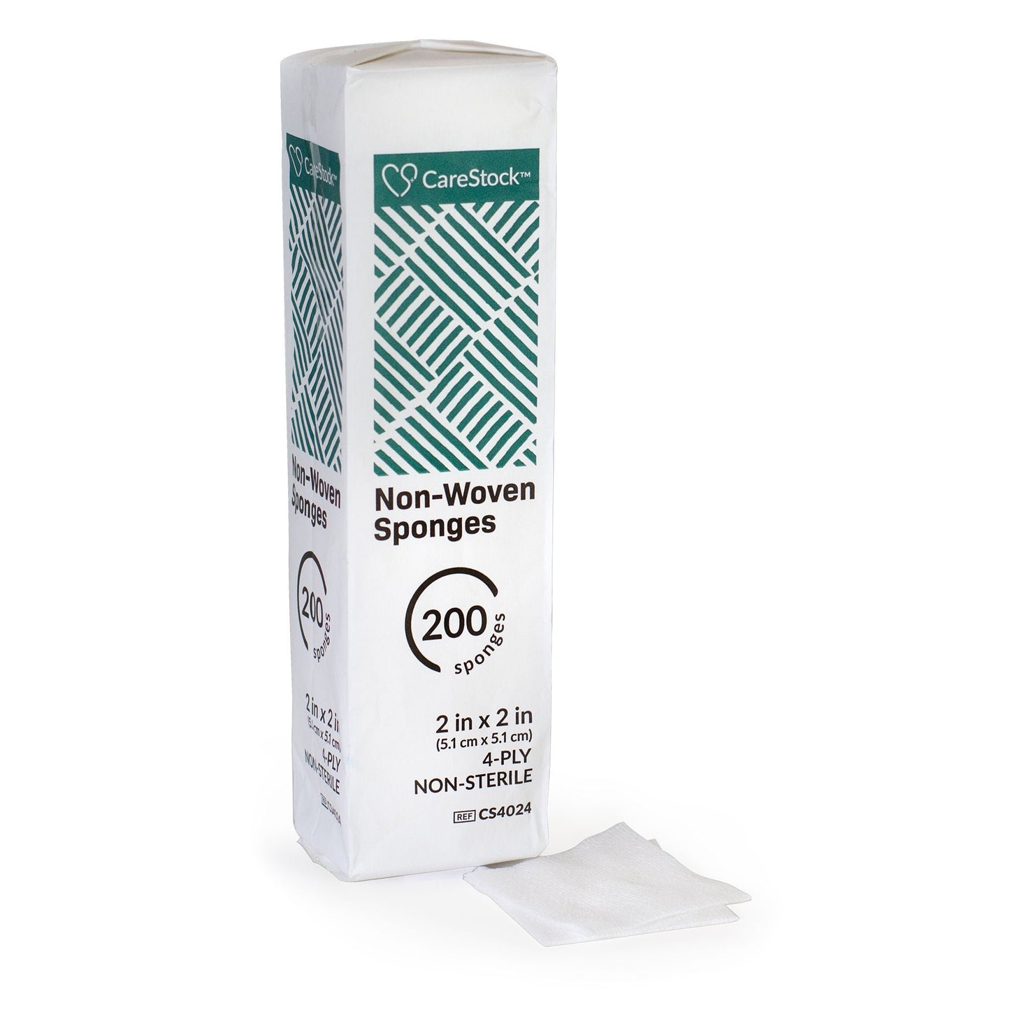 SPONGE, GAUZE N/WOVN 4PLY N/S 2X2" (200/PK 20PK/CS)