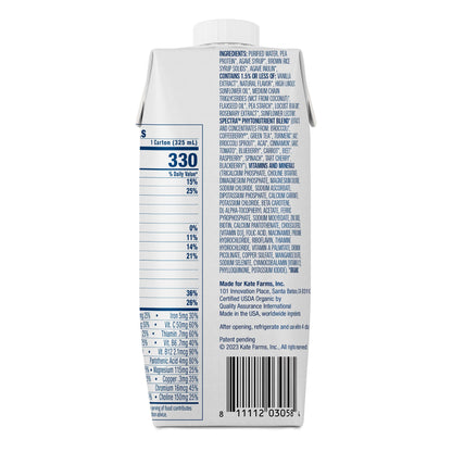 SHAKE, NUTRITION KATE FARMS VAN 11 FL OZ 325ML (12/CS)