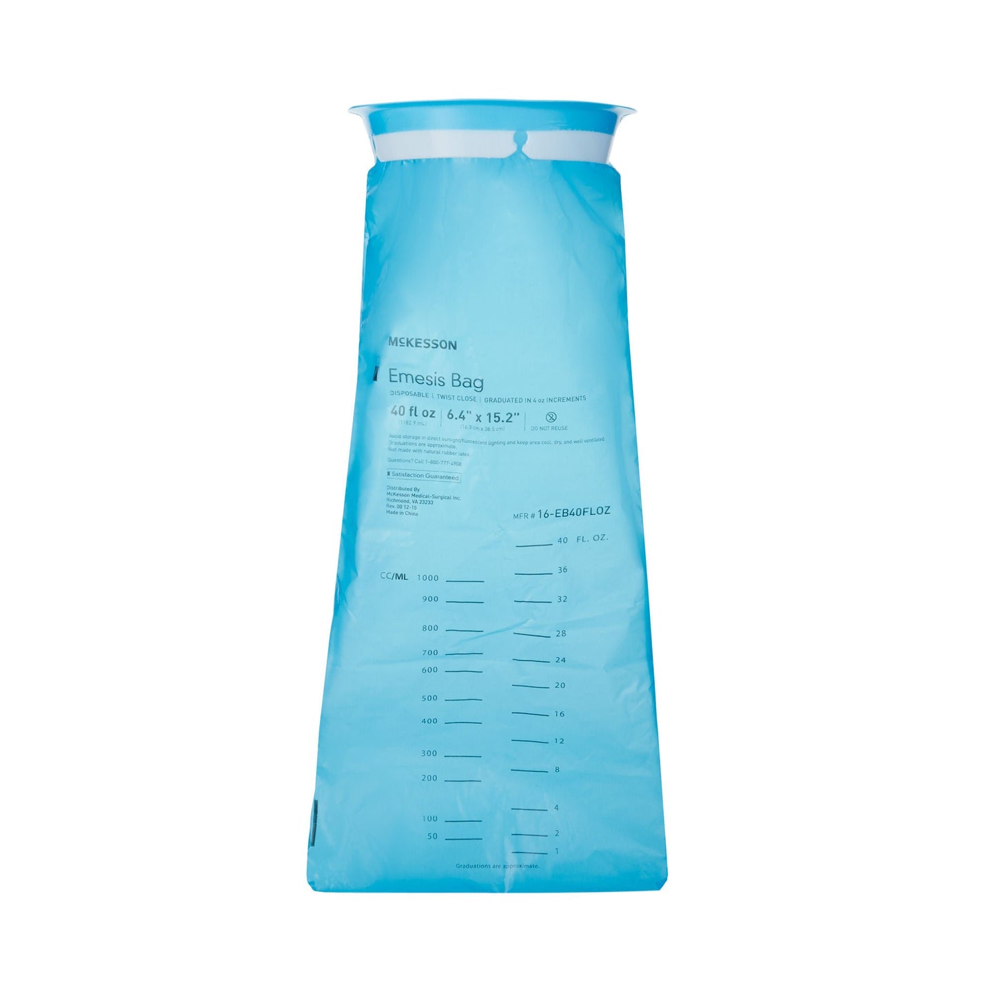 BAG, EMESIS 1000CC GRAD 40OZ (25/SL 4SL/CS)