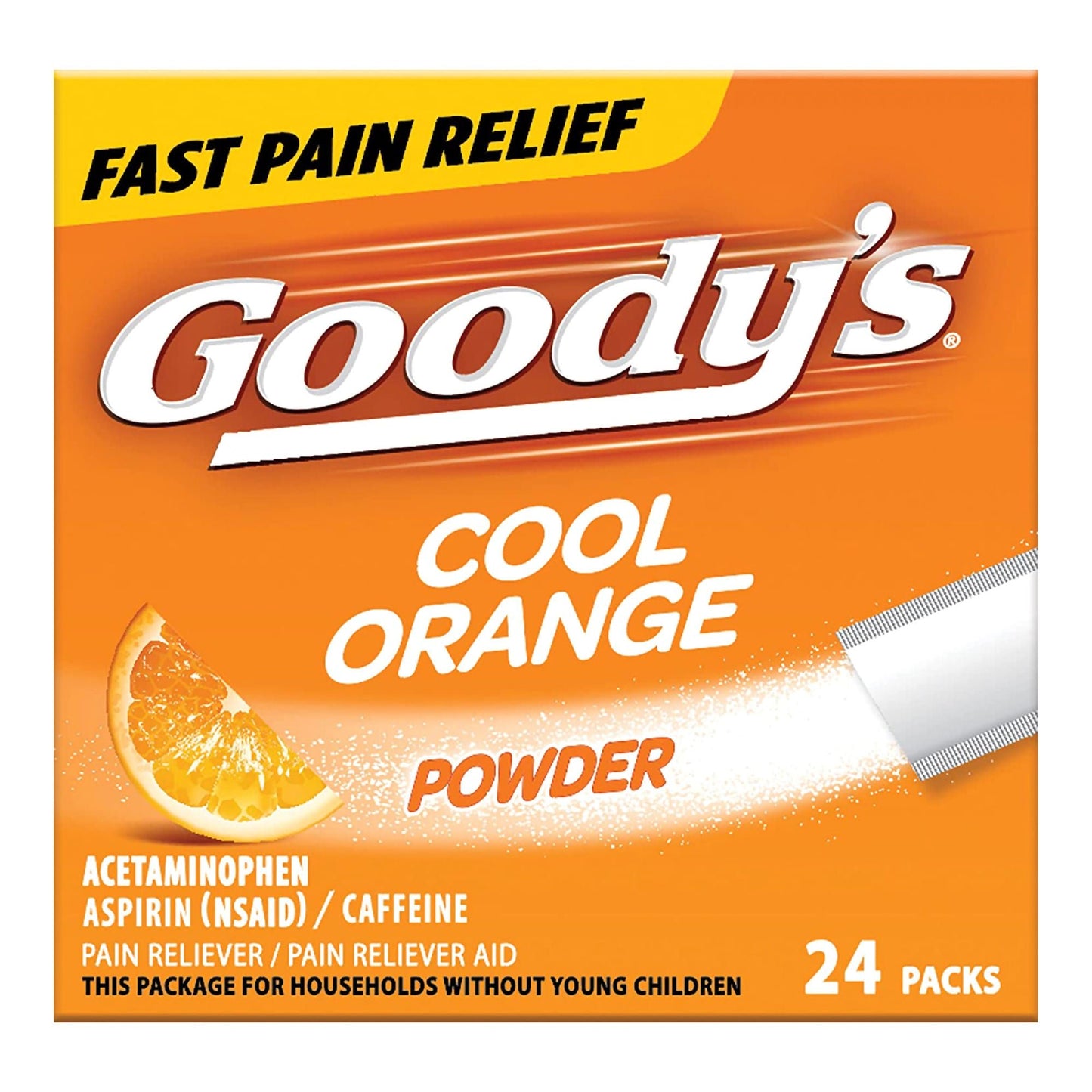 GOODYS HEADACHE, PDR COOL ORANGE (24/EA)