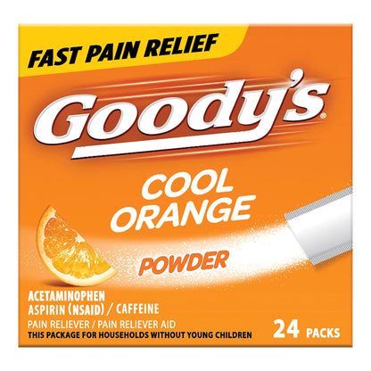 GOODYS HEADACHE, PDR COOL ORANGE (24/EA)