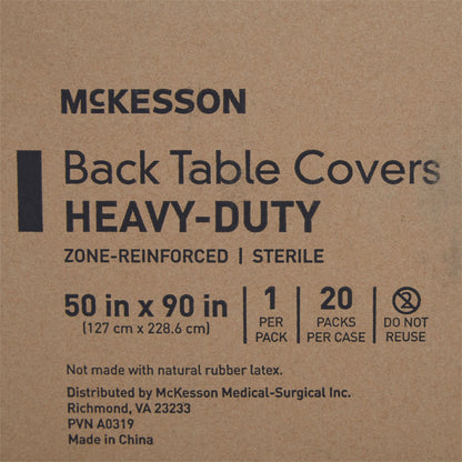 COVER, TABLE F/BCK HD ZONE REINF FAN FOLD STR 50X90" (20/CS)