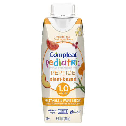 COMPLEAT PEPTIDE, 1.0 CAL PED VEG/ FRUIT MEDLEY 250ML (24/CS