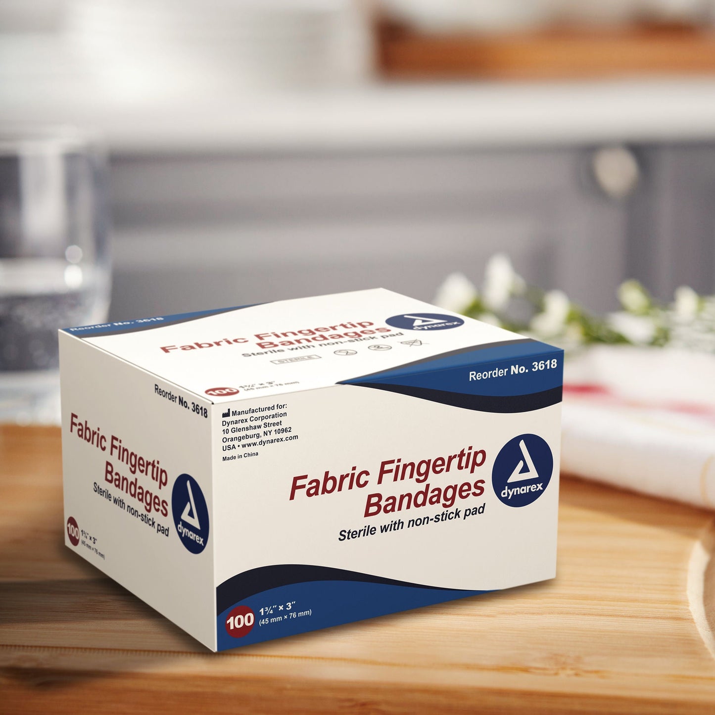 BANDAGE, FINGER TIP 1.75"X 3" STR (100/BX 24BX/CS)