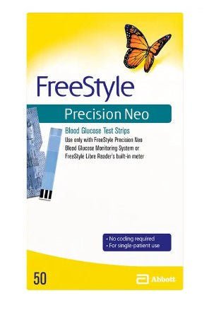 TEST STRIP, BLD GLUCOSE PRECISION FREESTYLE NEO (12/CS)