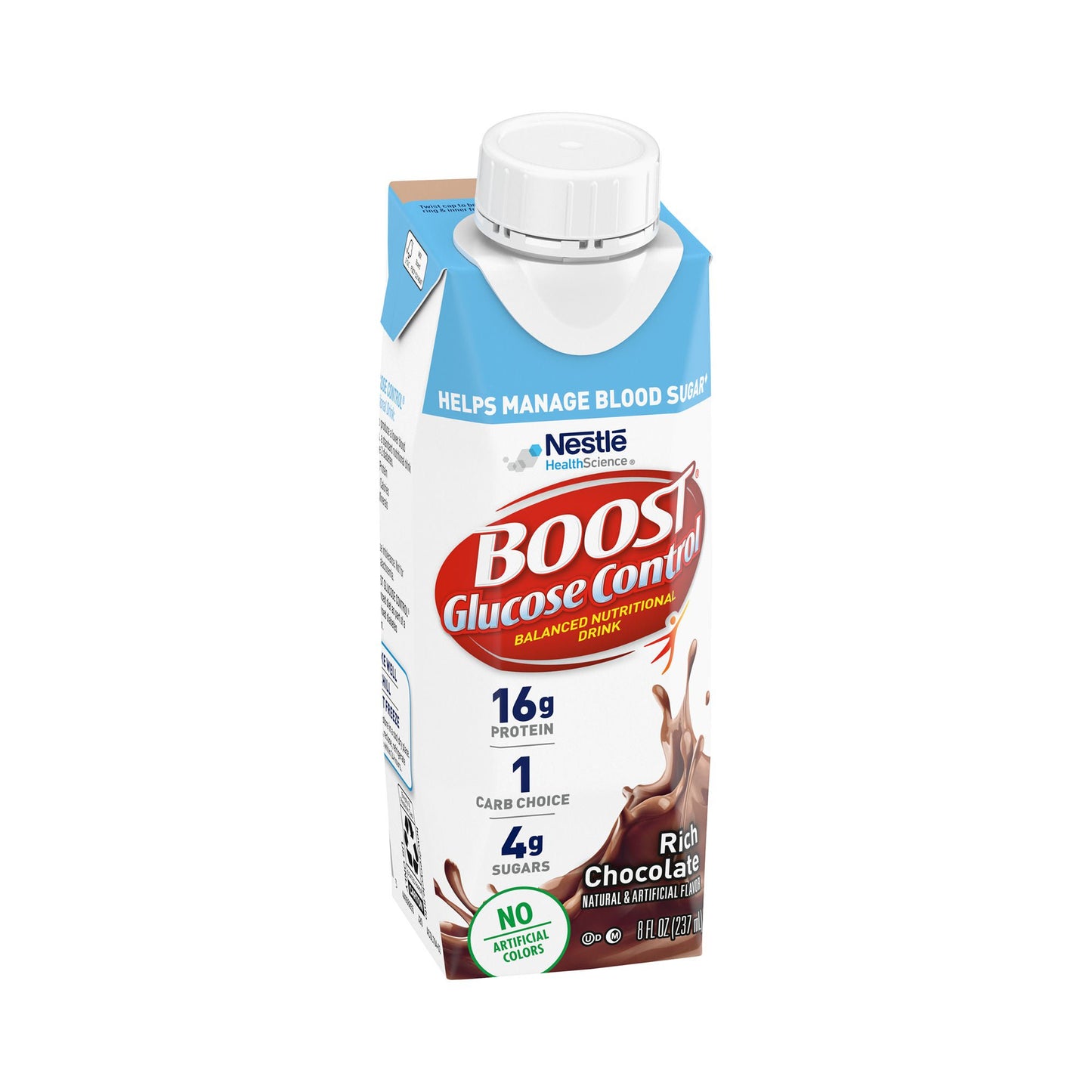 Boost® Glucose Control Chocolate Balanced Nutritional Drink, 8-ounce carton