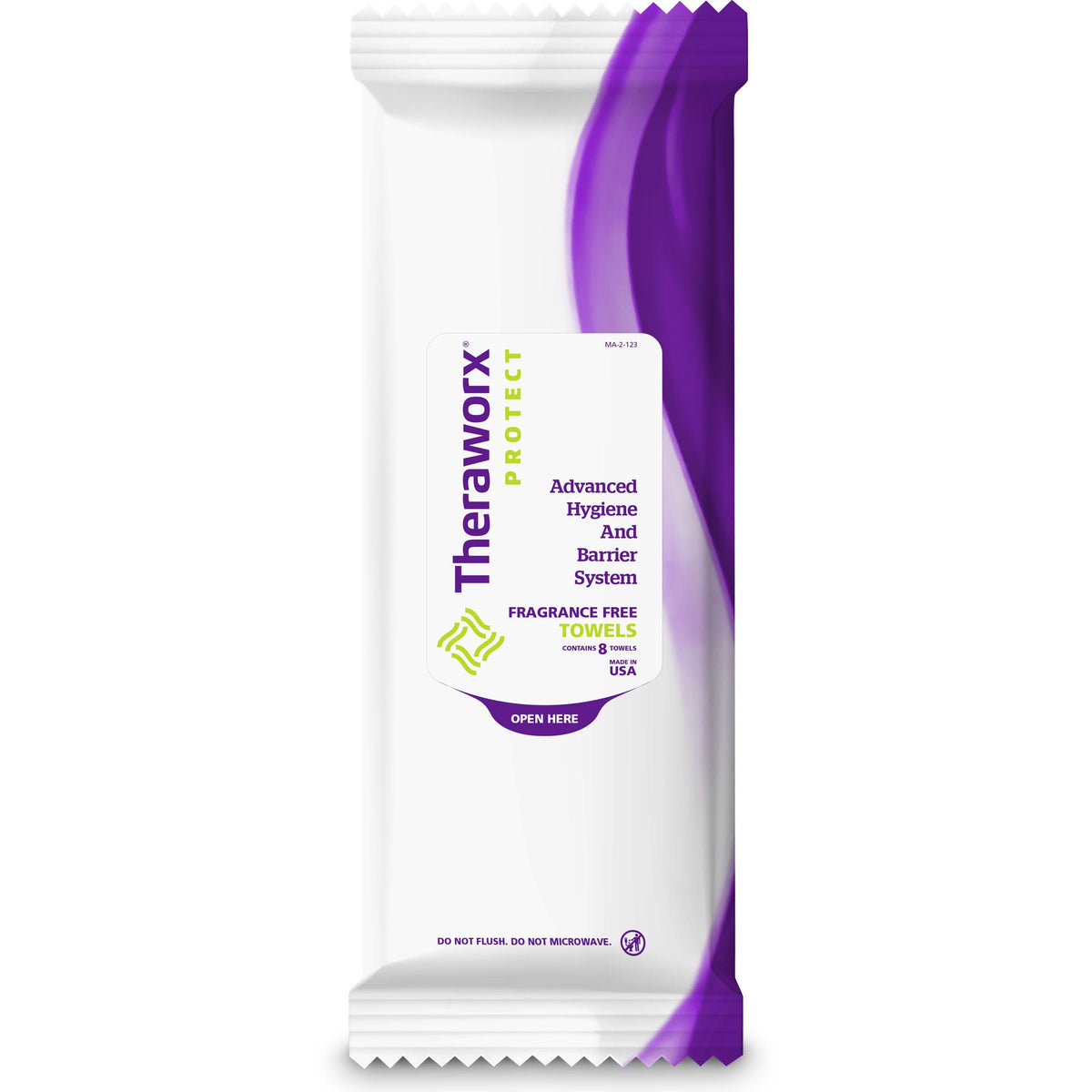 WIPE, SKIN THERAWORX HYGIENE/BARRIER BATH FF (8/EA 30EA/CS)