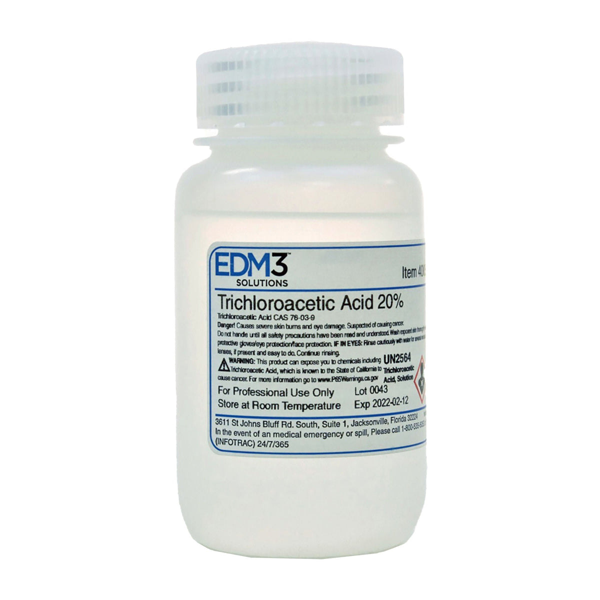 ACID, TRICHLORACETIC 20% 4OZ BICINF